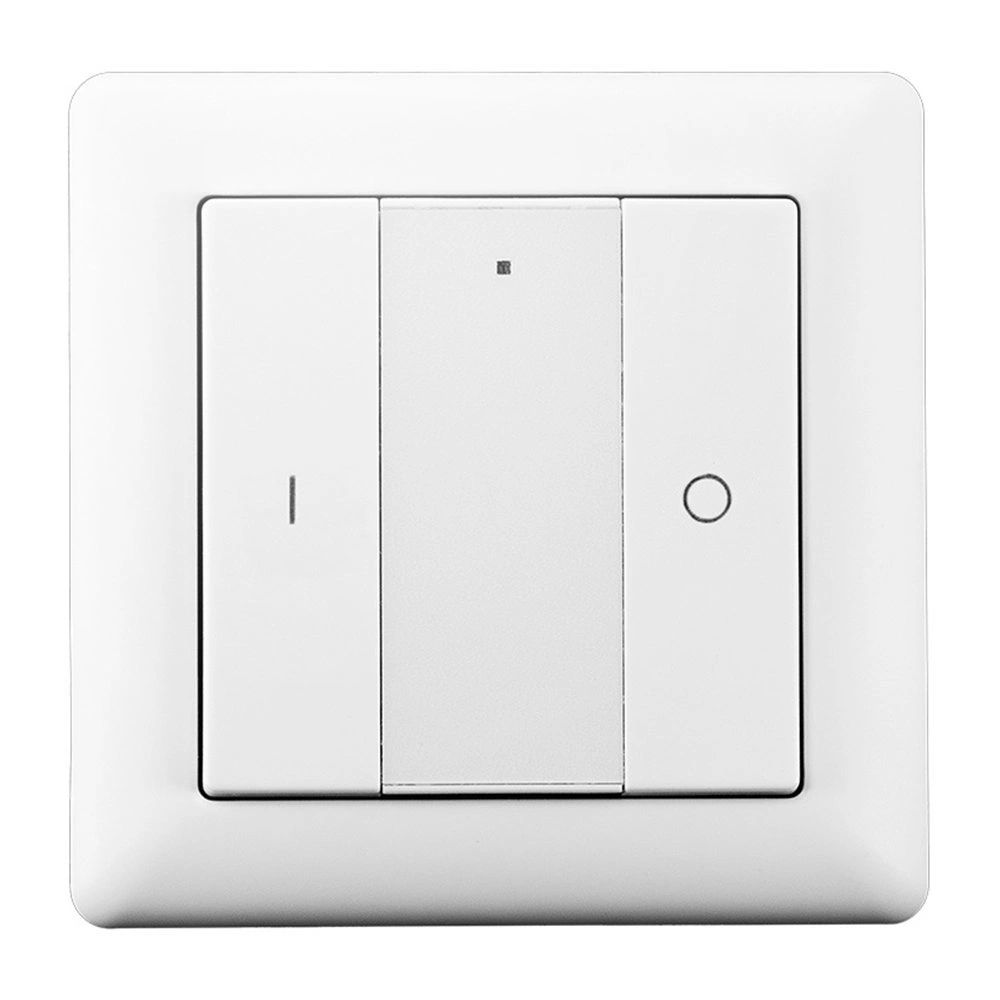 Afbeelding Draadloze Zigbee schakelaar van EcoDim - Geschikt voor 1 groep - Witte kleur door Wifilampkoning.nl