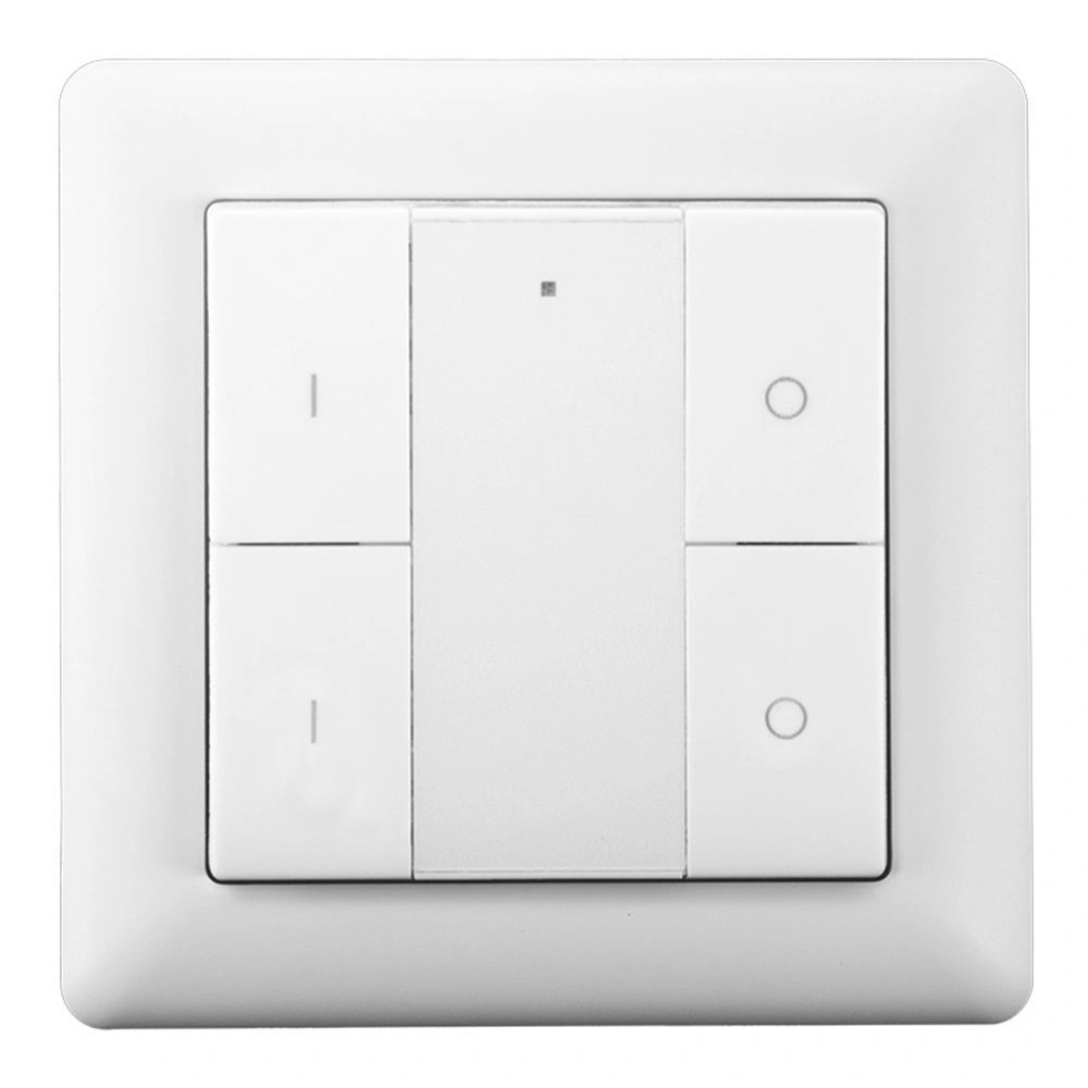 Afbeelding Draadloze Zigbee schakelaar van EcoDim - Geschikt voor 2 groepen - Witte kleur door Wifilampkoning.nl