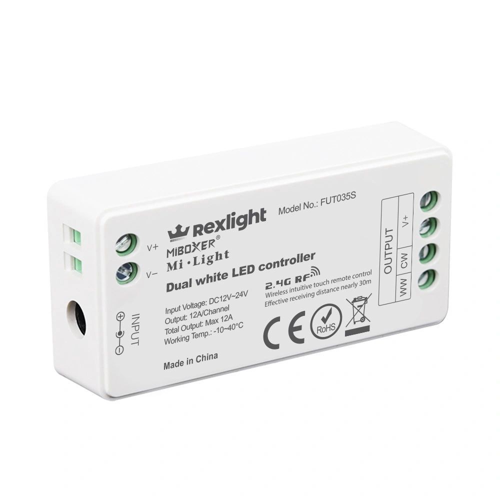 Milight controller voor 4-zone rf dual white led strip