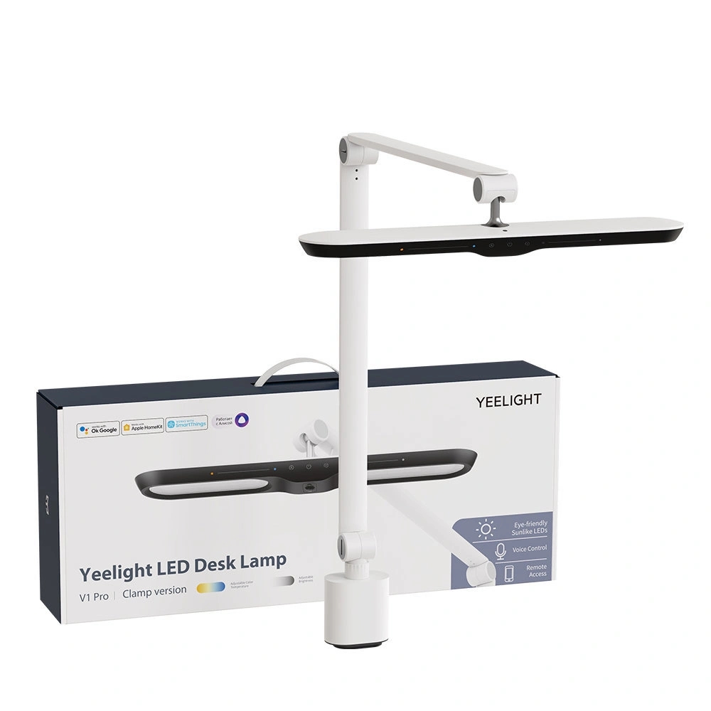 Yeelight slimme bureaulamp met klem en lichtsensor 12w warm en koud wit licht