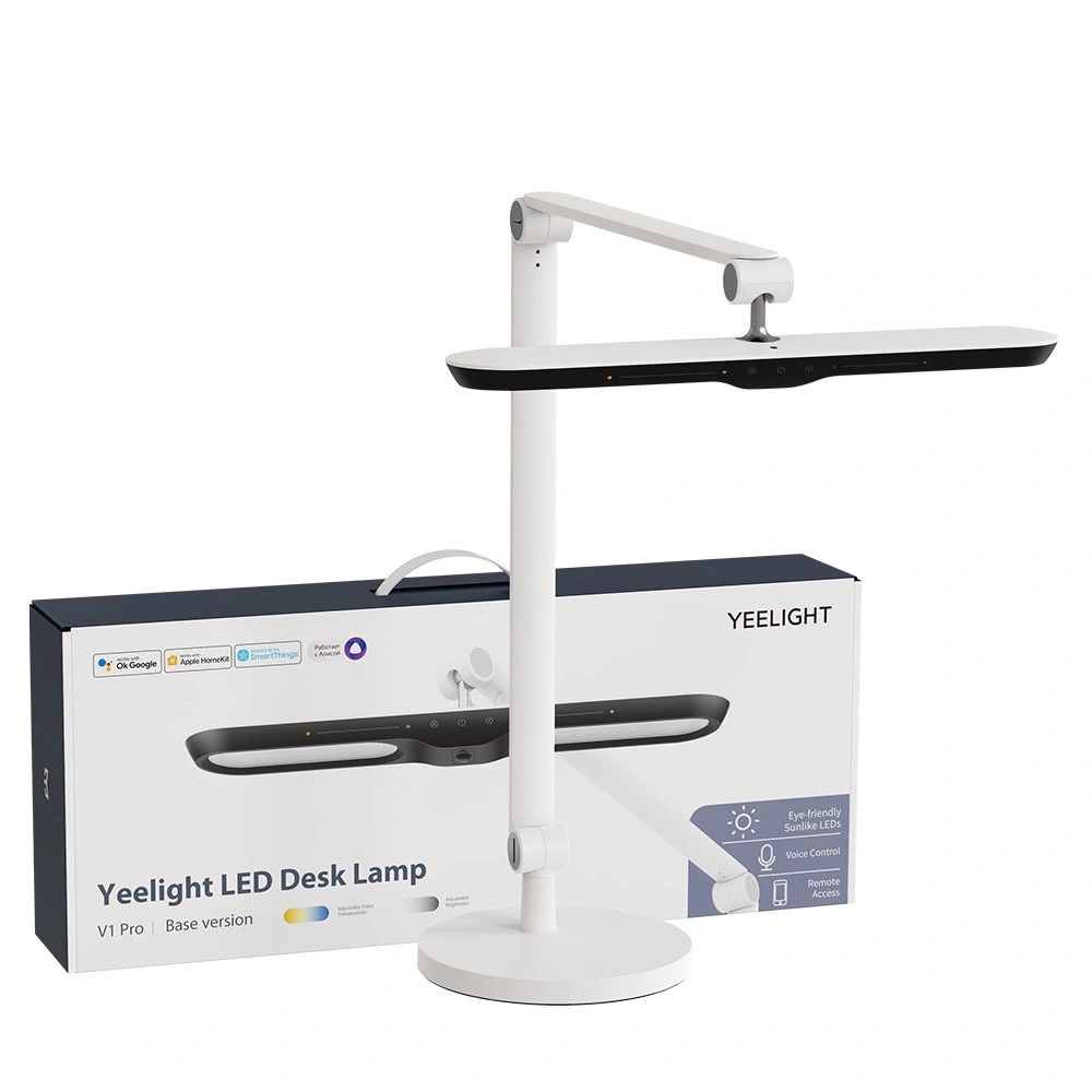 Yeelight slimme bureaulamp met lampenvoet en lichtsensor 12w warm en koud wit licht