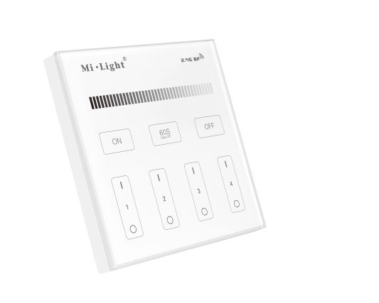 Milight 4-zone een kleur afstandsbediening paneel touch stroom