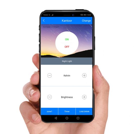 Milight starterspakket 2: 2x E27 Dual White Wifi lamp met Wifi module Ibox2