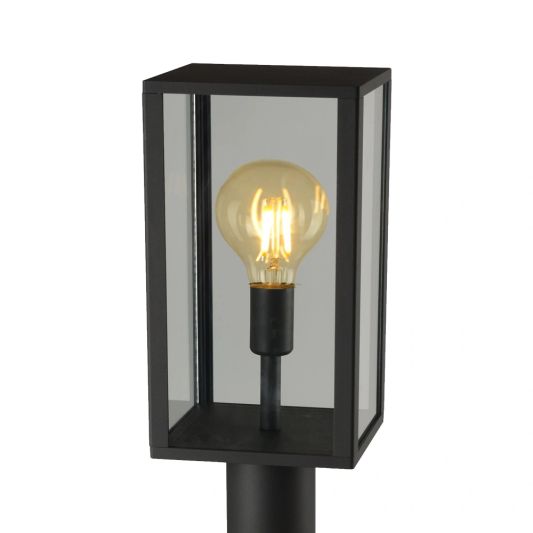 Moderne staande lamp voor buiten met E27 Zigbee filament led lamp