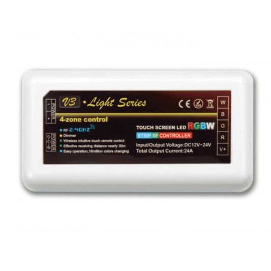 RGBW basic led strip per meter inclusief controller en voeding 1-10 meter