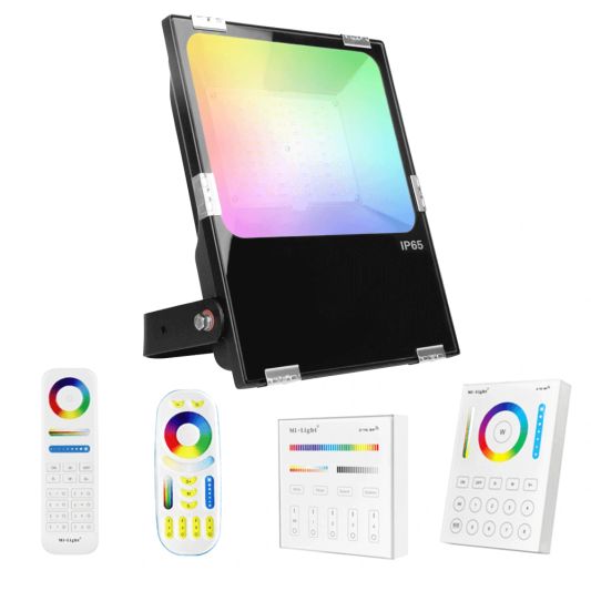 RGBW LED Schijnwerper bouwlamp 50W met afstandsbediening