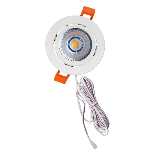 Set van 3 extra platte led inbouwspots van Innr - Slimme led spots Warm Wit - Bediening via de Hue app