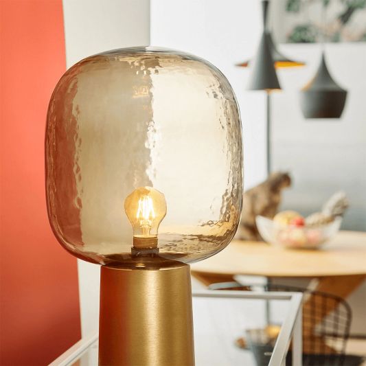 Voordeelset van 2 slimme filament lampen met gouden coating en E27 fitting - Warm Witte lichtkleur - Bedienen met de Hue app