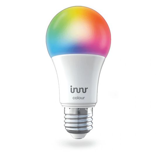 Slimme Innr LED lamp E27 fitting in White and Color te bedienen via de Hue app