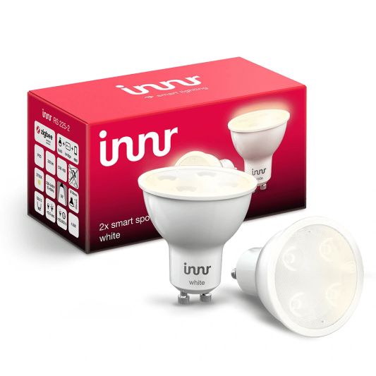 Voordeelset van 2 Slimme Innr LED spots met GU10 fitting - Warm Wit 2700K