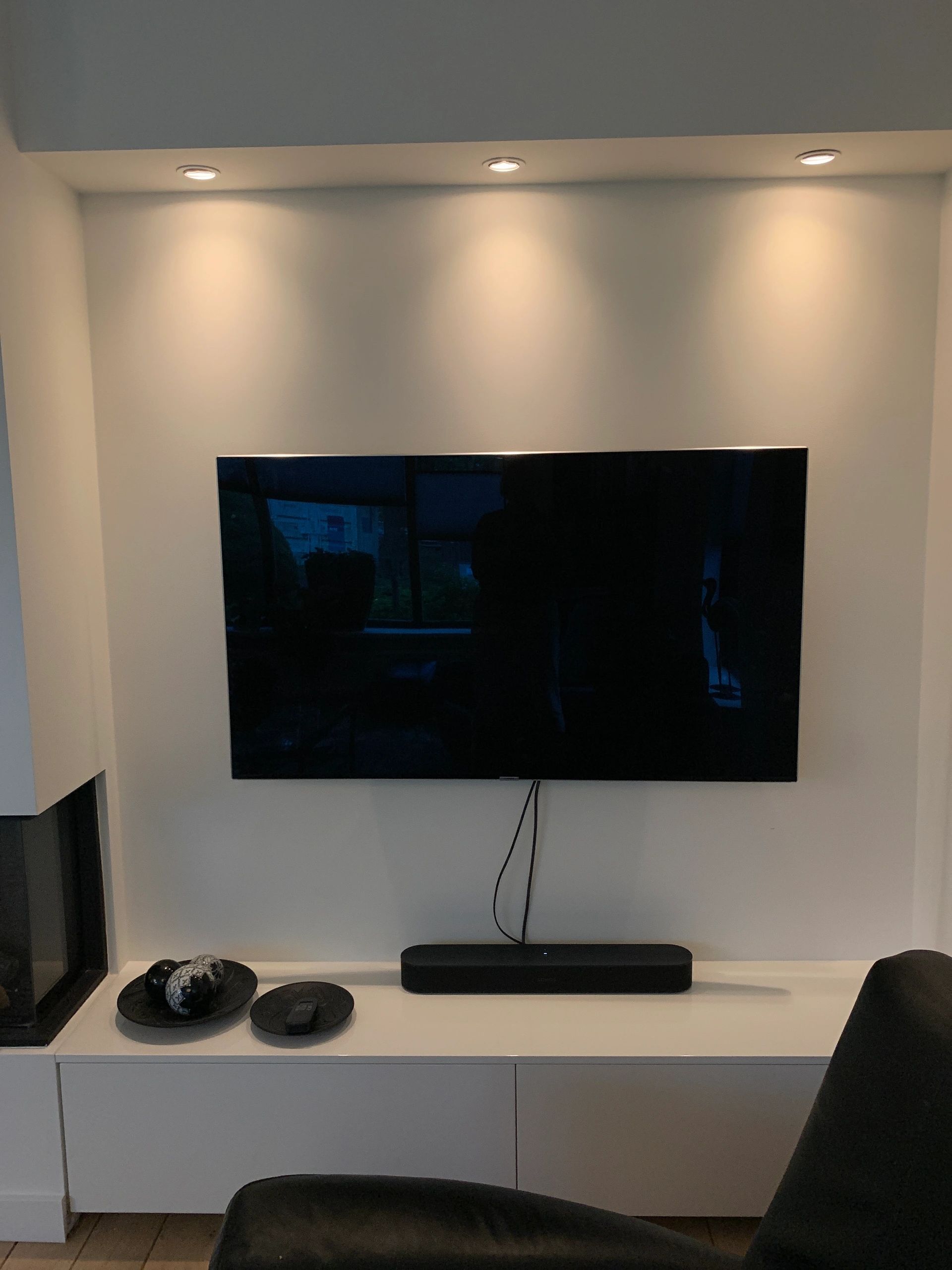 Set van 3 extra platte led inbouwspots van Innr - Slimme led spots Warm Wit - Bediening via de Hue app