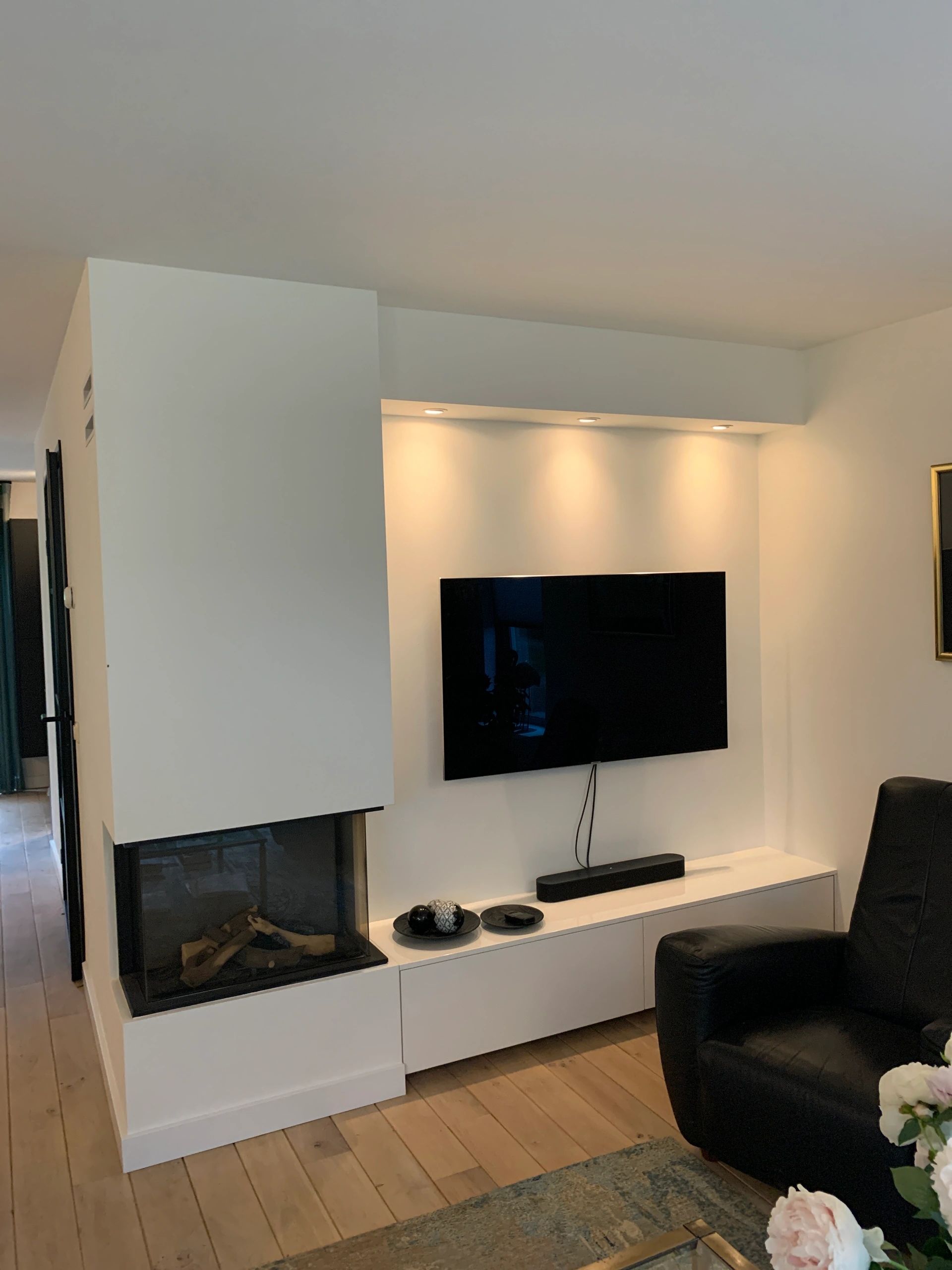 Set van 3 extra platte led inbouwspots van Innr - Slimme led spots Warm Wit - Bediening via de Hue app